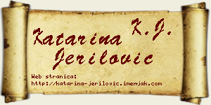 Katarina Jerilović vizit kartica